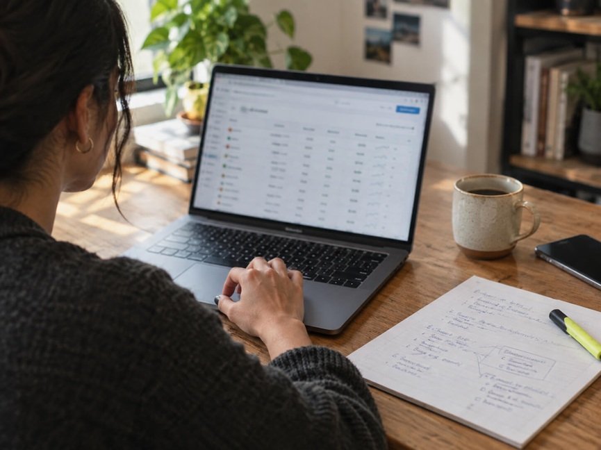 Google Keyword Planner results used for PPC keyword research