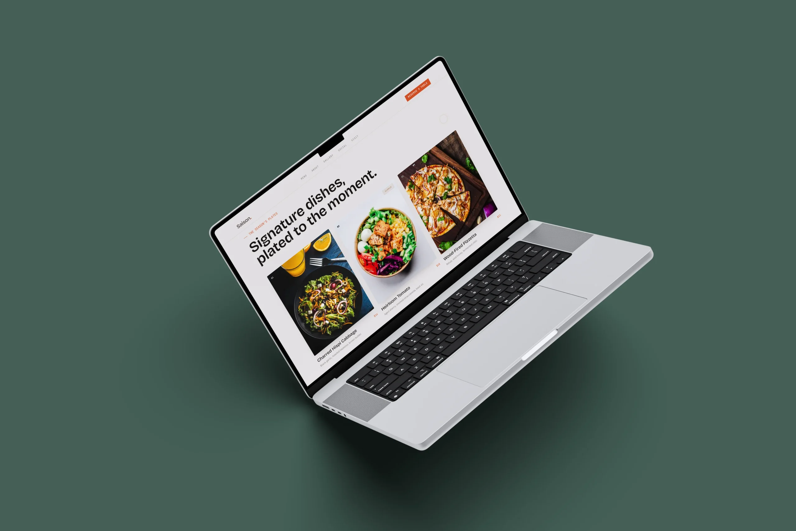 Interactive Menu Structure